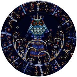 Iittala Blue Taika Dinner Plate, Dia.27cm